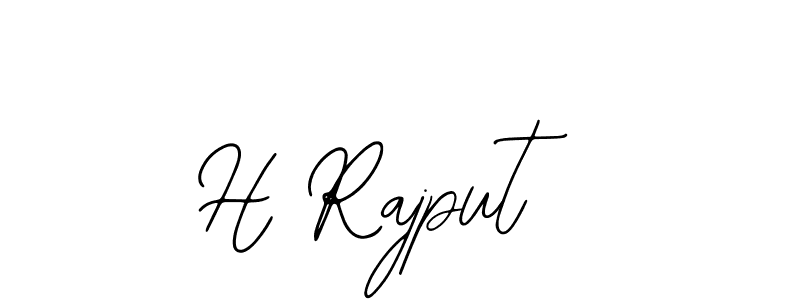 H Rajput stylish signature style. Best Handwritten Sign (Bearetta-2O07w) for my name. Handwritten Signature Collection Ideas for my name H Rajput. H Rajput signature style 12 images and pictures png