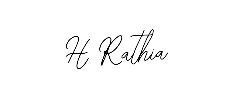 Make a beautiful signature design for name H Rathia. Use this online signature maker to create a handwritten signature for free. H Rathia signature style 12 images and pictures png