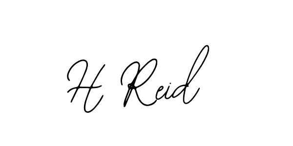 The best way (Bearetta-2O07w) to make a short signature is to pick only two or three words in your name. The name H Reid include a total of six letters. For converting this name. H Reid signature style 12 images and pictures png