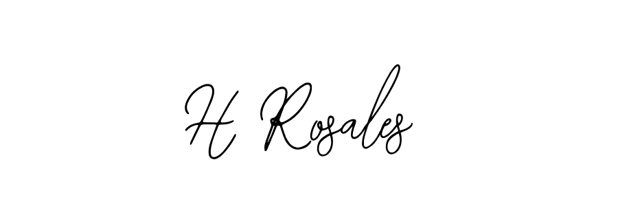 It looks lik you need a new signature style for name H Rosales. Design unique handwritten (Bearetta-2O07w) signature with our free signature maker in just a few clicks. H Rosales signature style 12 images and pictures png