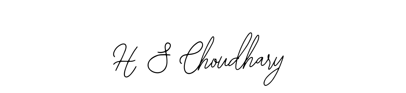 It looks lik you need a new signature style for name H S Choudhary. Design unique handwritten (Bearetta-2O07w) signature with our free signature maker in just a few clicks. H S Choudhary signature style 12 images and pictures png