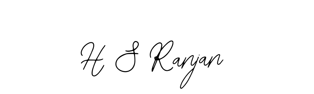 Create a beautiful signature design for name H S Ranjan. With this signature (Bearetta-2O07w) fonts, you can make a handwritten signature for free. H S Ranjan signature style 12 images and pictures png