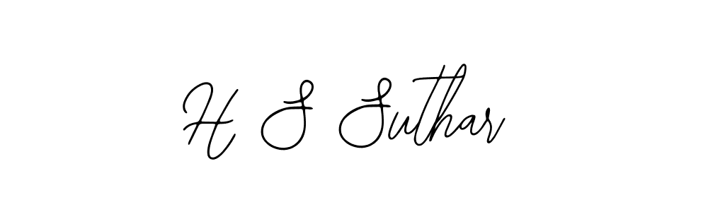 How to Draw H S Suthar signature style? Bearetta-2O07w is a latest design signature styles for name H S Suthar. H S Suthar signature style 12 images and pictures png