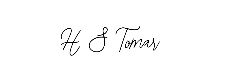 Make a beautiful signature design for name H S Tomar. With this signature (Bearetta-2O07w) style, you can create a handwritten signature for free. H S Tomar signature style 12 images and pictures png