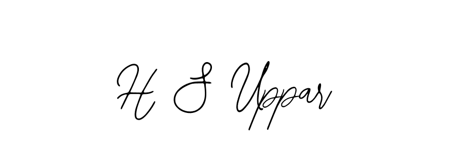 H S Uppar stylish signature style. Best Handwritten Sign (Bearetta-2O07w) for my name. Handwritten Signature Collection Ideas for my name H S Uppar. H S Uppar signature style 12 images and pictures png