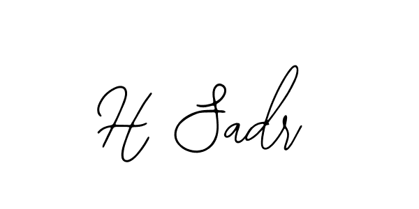 Best and Professional Signature Style for H Sadr. Bearetta-2O07w Best Signature Style Collection. H Sadr signature style 12 images and pictures png