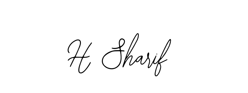 H Sharif stylish signature style. Best Handwritten Sign (Bearetta-2O07w) for my name. Handwritten Signature Collection Ideas for my name H Sharif. H Sharif signature style 12 images and pictures png