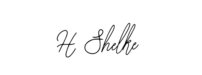 Best and Professional Signature Style for H Shelke. Bearetta-2O07w Best Signature Style Collection. H Shelke signature style 12 images and pictures png