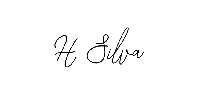 if you are searching for the best signature style for your name H Silva. so please give up your signature search. here we have designed multiple signature styles  using Bearetta-2O07w. H Silva signature style 12 images and pictures png