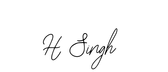 It looks lik you need a new signature style for name H Singh. Design unique handwritten (Bearetta-2O07w) signature with our free signature maker in just a few clicks. H Singh signature style 12 images and pictures png