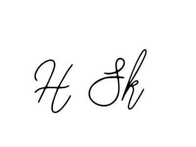 This is the best signature style for the H Sk name. Also you like these signature font (Bearetta-2O07w). Mix name signature. H Sk signature style 12 images and pictures png