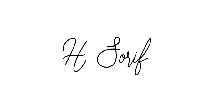 Bearetta-2O07w is a professional signature style that is perfect for those who want to add a touch of class to their signature. It is also a great choice for those who want to make their signature more unique. Get H Sorif name to fancy signature for free. H Sorif signature style 12 images and pictures png
