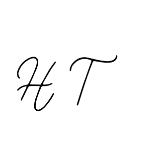 Make a beautiful signature design for name H T. With this signature (Bearetta-2O07w) style, you can create a handwritten signature for free. H T signature style 12 images and pictures png
