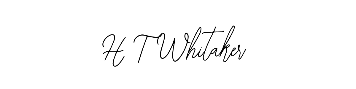 The best way (Bearetta-2O07w) to make a short signature is to pick only two or three words in your name. The name H T Whitaker include a total of six letters. For converting this name. H T Whitaker signature style 12 images and pictures png