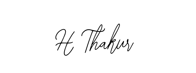 Also we have H Thakur name is the best signature style. Create professional handwritten signature collection using Bearetta-2O07w autograph style. H Thakur signature style 12 images and pictures png