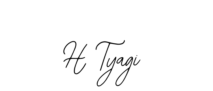 Make a beautiful signature design for name H Tyagi. Use this online signature maker to create a handwritten signature for free. H Tyagi signature style 12 images and pictures png