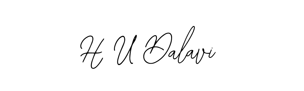 Make a beautiful signature design for name H U Dalavi. Use this online signature maker to create a handwritten signature for free. H U Dalavi signature style 12 images and pictures png