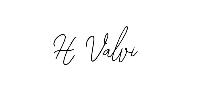 H Valvi stylish signature style. Best Handwritten Sign (Bearetta-2O07w) for my name. Handwritten Signature Collection Ideas for my name H Valvi. H Valvi signature style 12 images and pictures png