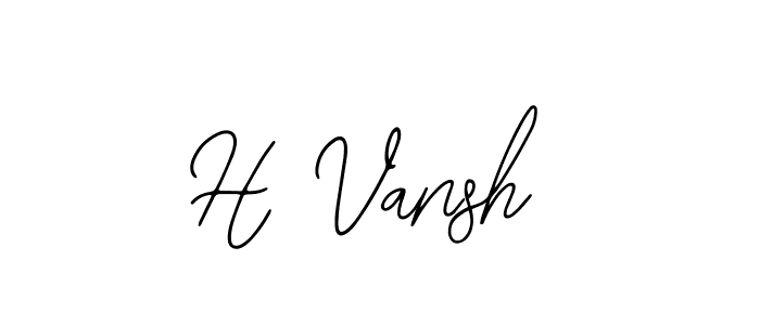 This is the best signature style for the H Vansh name. Also you like these signature font (Bearetta-2O07w). Mix name signature. H Vansh signature style 12 images and pictures png