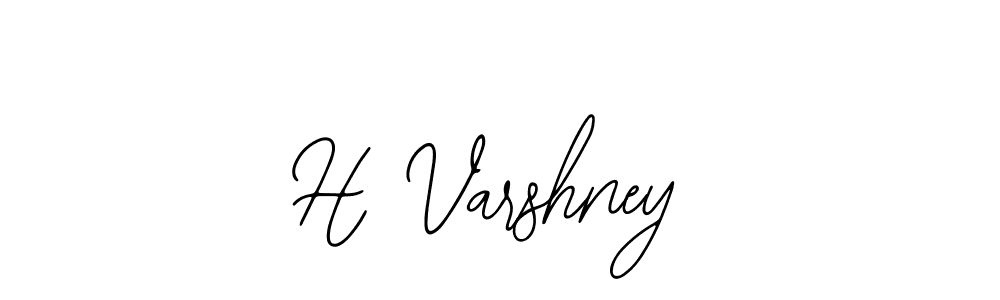 Make a beautiful signature design for name H Varshney. With this signature (Bearetta-2O07w) style, you can create a handwritten signature for free. H Varshney signature style 12 images and pictures png
