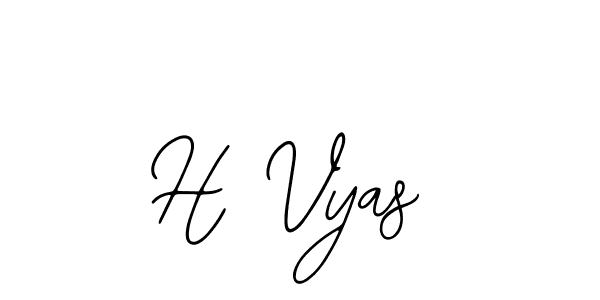 Similarly Bearetta-2O07w is the best handwritten signature design. Signature creator online .You can use it as an online autograph creator for name H Vyas. H Vyas signature style 12 images and pictures png