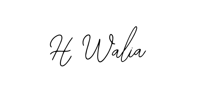 Similarly Bearetta-2O07w is the best handwritten signature design. Signature creator online .You can use it as an online autograph creator for name H Walia. H Walia signature style 12 images and pictures png