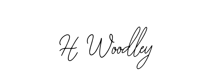 Bearetta-2O07w is a professional signature style that is perfect for those who want to add a touch of class to their signature. It is also a great choice for those who want to make their signature more unique. Get H Woodley name to fancy signature for free. H Woodley signature style 12 images and pictures png
