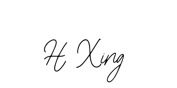 Design your own signature with our free online signature maker. With this signature software, you can create a handwritten (Bearetta-2O07w) signature for name H Xing. H Xing signature style 12 images and pictures png