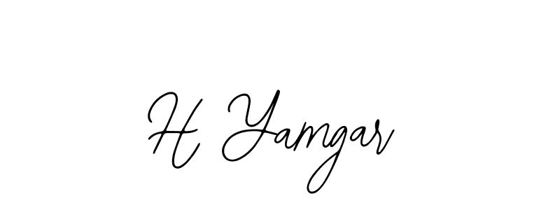 Bearetta-2O07w is a professional signature style that is perfect for those who want to add a touch of class to their signature. It is also a great choice for those who want to make their signature more unique. Get H Yamgar name to fancy signature for free. H Yamgar signature style 12 images and pictures png