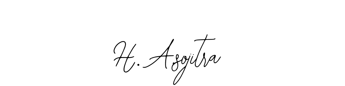 You should practise on your own different ways (Bearetta-2O07w) to write your name (H. A.sojitra) in signature. don't let someone else do it for you. H. A.sojitra signature style 12 images and pictures png