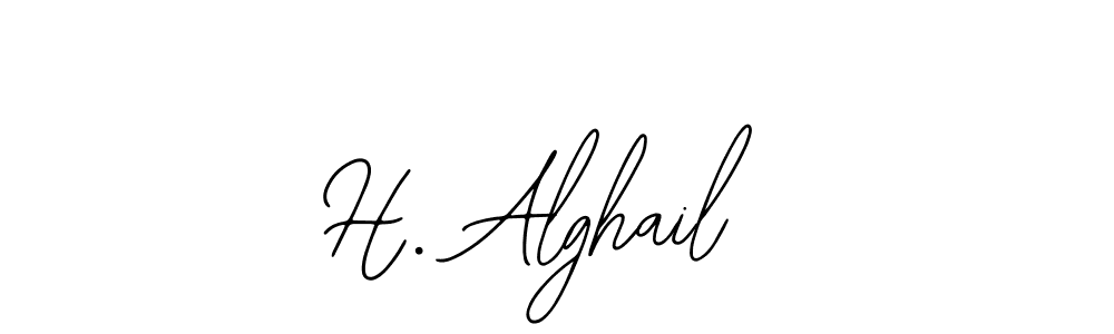 Similarly Bearetta-2O07w is the best handwritten signature design. Signature creator online .You can use it as an online autograph creator for name H. Alghail. H. Alghail signature style 12 images and pictures png
