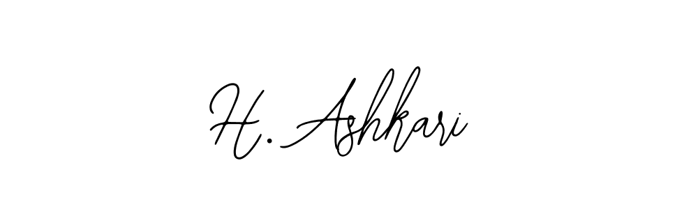 It looks lik you need a new signature style for name H. Ashkari. Design unique handwritten (Bearetta-2O07w) signature with our free signature maker in just a few clicks. H. Ashkari signature style 12 images and pictures png