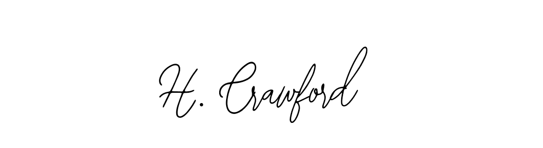 Create a beautiful signature design for name H. Crawford. With this signature (Bearetta-2O07w) fonts, you can make a handwritten signature for free. H. Crawford signature style 12 images and pictures png