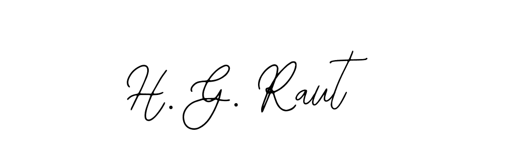 Use a signature maker to create a handwritten signature online. With this signature software, you can design (Bearetta-2O07w) your own signature for name H. G. Raut. H. G. Raut signature style 12 images and pictures png