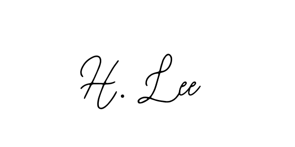 How to Draw H. Lee signature style? Bearetta-2O07w is a latest design signature styles for name H. Lee. H. Lee signature style 12 images and pictures png