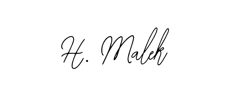 Make a beautiful signature design for name H. Malek. Use this online signature maker to create a handwritten signature for free. H. Malek signature style 12 images and pictures png