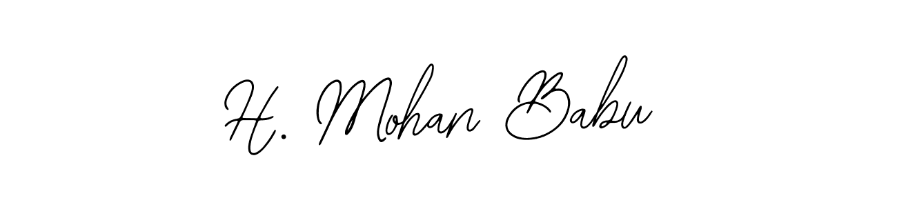 Bearetta-2O07w is a professional signature style that is perfect for those who want to add a touch of class to their signature. It is also a great choice for those who want to make their signature more unique. Get H. Mohan Babu name to fancy signature for free. H. Mohan Babu signature style 12 images and pictures png