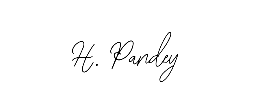 H. Pandey stylish signature style. Best Handwritten Sign (Bearetta-2O07w) for my name. Handwritten Signature Collection Ideas for my name H. Pandey. H. Pandey signature style 12 images and pictures png