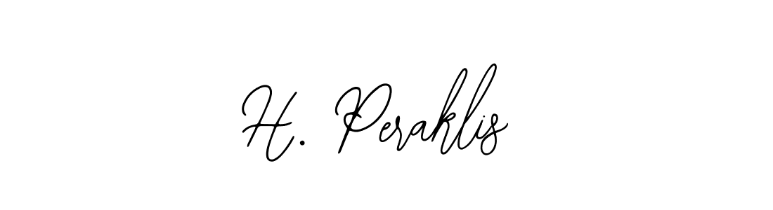 The best way (Bearetta-2O07w) to make a short signature is to pick only two or three words in your name. The name H. Peraklis include a total of six letters. For converting this name. H. Peraklis signature style 12 images and pictures png