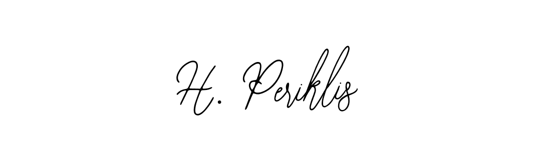 Make a beautiful signature design for name H. Periklis. With this signature (Bearetta-2O07w) style, you can create a handwritten signature for free. H. Periklis signature style 12 images and pictures png