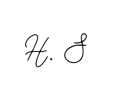 It looks lik you need a new signature style for name H. S. Design unique handwritten (Bearetta-2O07w) signature with our free signature maker in just a few clicks. H. S signature style 12 images and pictures png