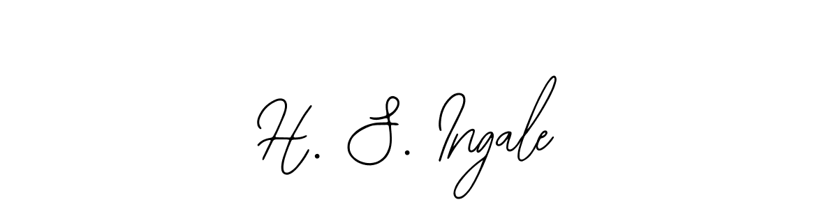 Design your own signature with our free online signature maker. With this signature software, you can create a handwritten (Bearetta-2O07w) signature for name H. S. Ingale. H. S. Ingale signature style 12 images and pictures png