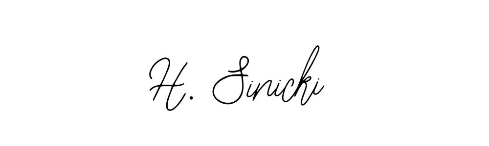 H. Sinicki stylish signature style. Best Handwritten Sign (Bearetta-2O07w) for my name. Handwritten Signature Collection Ideas for my name H. Sinicki. H. Sinicki signature style 12 images and pictures png