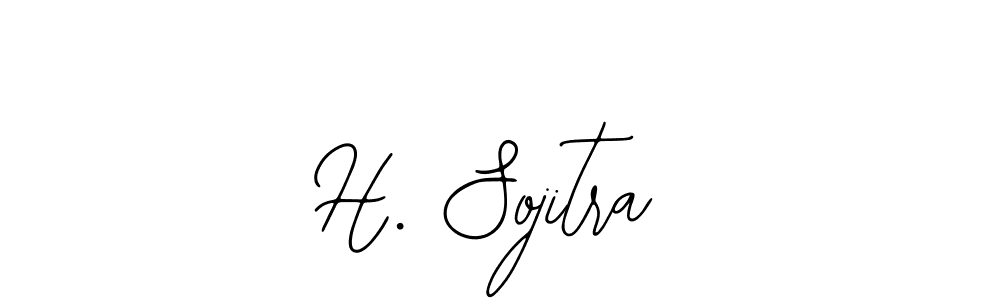 Create a beautiful signature design for name H. Sojitra. With this signature (Bearetta-2O07w) fonts, you can make a handwritten signature for free. H. Sojitra signature style 12 images and pictures png