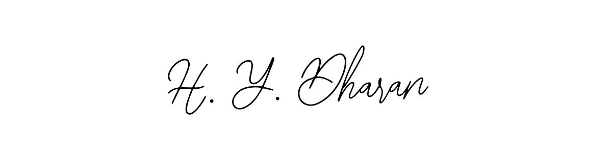 Similarly Bearetta-2O07w is the best handwritten signature design. Signature creator online .You can use it as an online autograph creator for name H. Y. Dharan. H. Y. Dharan signature style 12 images and pictures png