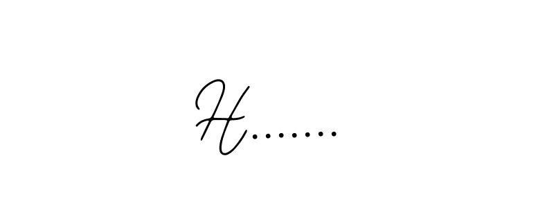 Design your own signature with our free online signature maker. With this signature software, you can create a handwritten (Bearetta-2O07w) signature for name H........ H....... signature style 12 images and pictures png