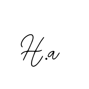 This is the best signature style for the H.a name. Also you like these signature font (Bearetta-2O07w). Mix name signature. H.a signature style 12 images and pictures png