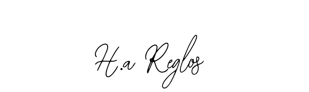 You can use this online signature creator to create a handwritten signature for the name H.a Reglos. This is the best online autograph maker. H.a Reglos signature style 12 images and pictures png