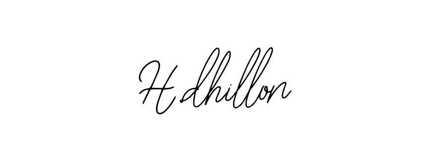 How to Draw H.dhillon signature style? Bearetta-2O07w is a latest design signature styles for name H.dhillon. H.dhillon signature style 12 images and pictures png