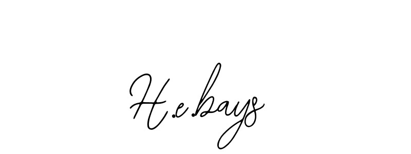 Here are the top 10 professional signature styles for the name H.e.bays. These are the best autograph styles you can use for your name. H.e.bays signature style 12 images and pictures png